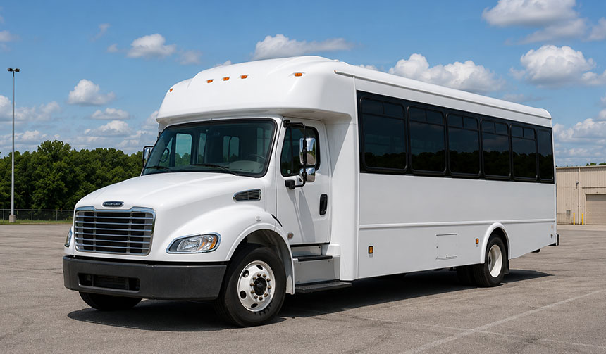 25-passenger minibus for charter in Bloomington, IN
