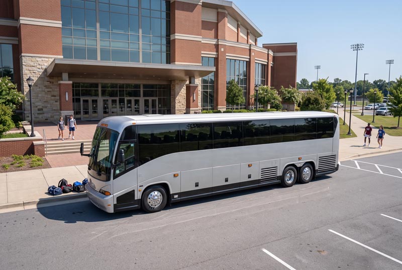 Sports Team Charter Bus Rentals in Bloomington, IN